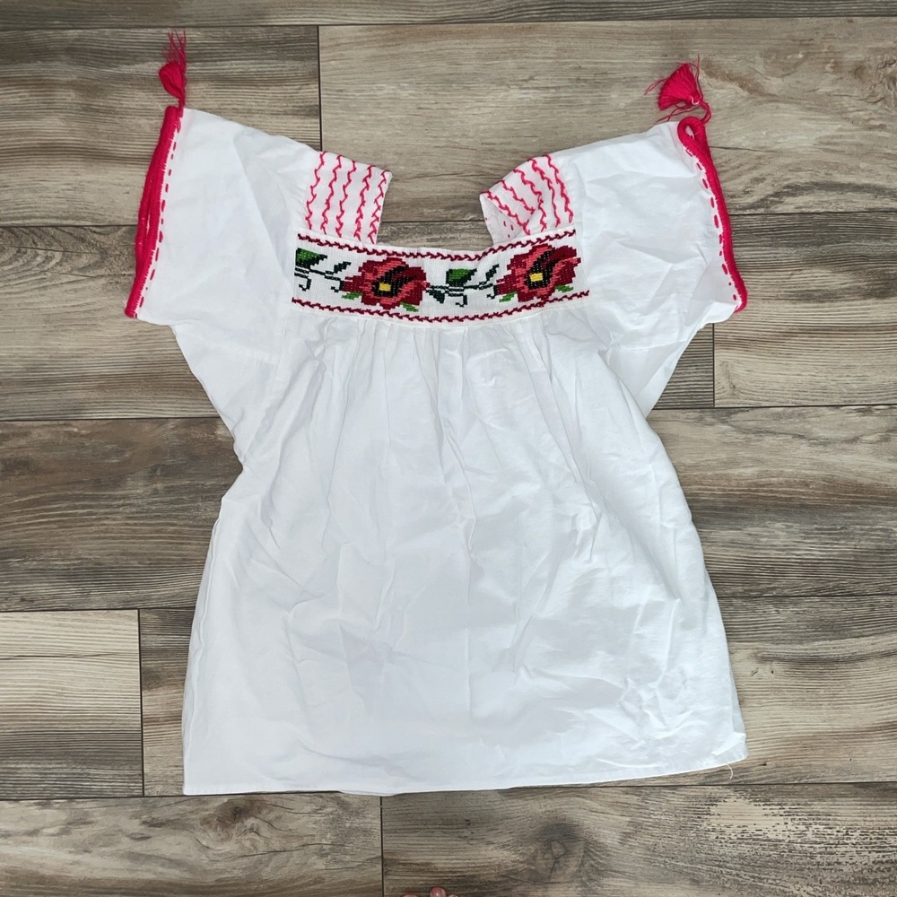 Beautiful Embroidered Handmade Skirt & Huipil Traditional Mexican Bohemian - Picture 4 of 10